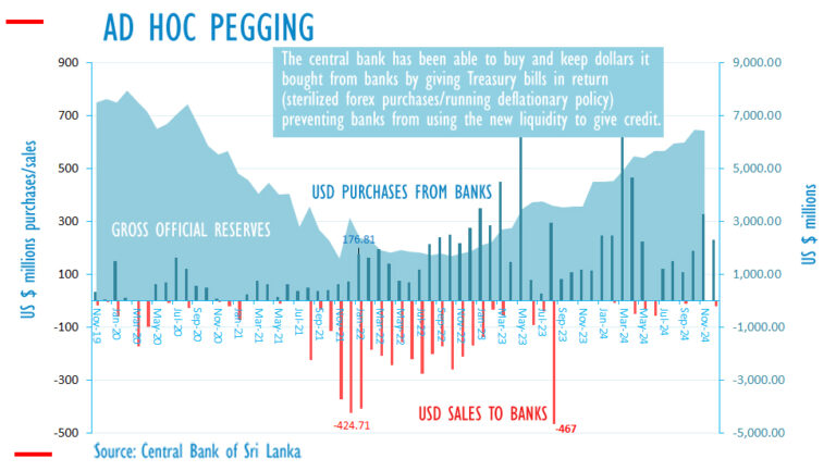 Sri Lanka’s central bank buys US$2.8bn from forex market in 2024